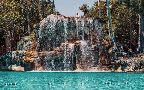 Waterfall at Venetian Pool