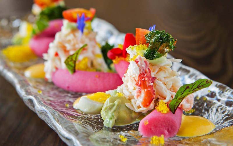 Crab causa at La Mar by Gastón Acurio