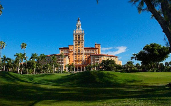 Exterior view of the Biltmore Hotel