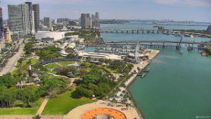 A live view of Intercontinental Hotel, Downtown Miami